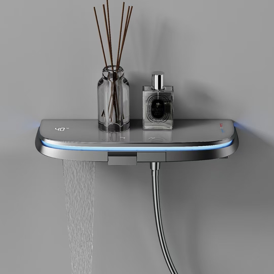 Digital shower. Atmosphere lamp. A shower. sense of science and technology，