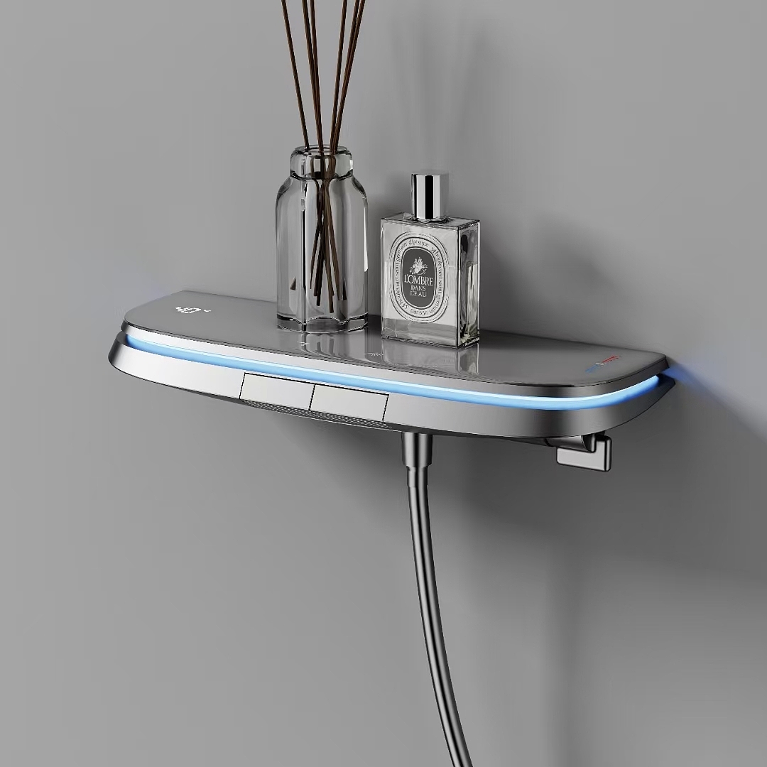 Digital shower. Atmosphere lamp. A shower. sense of science and technology，