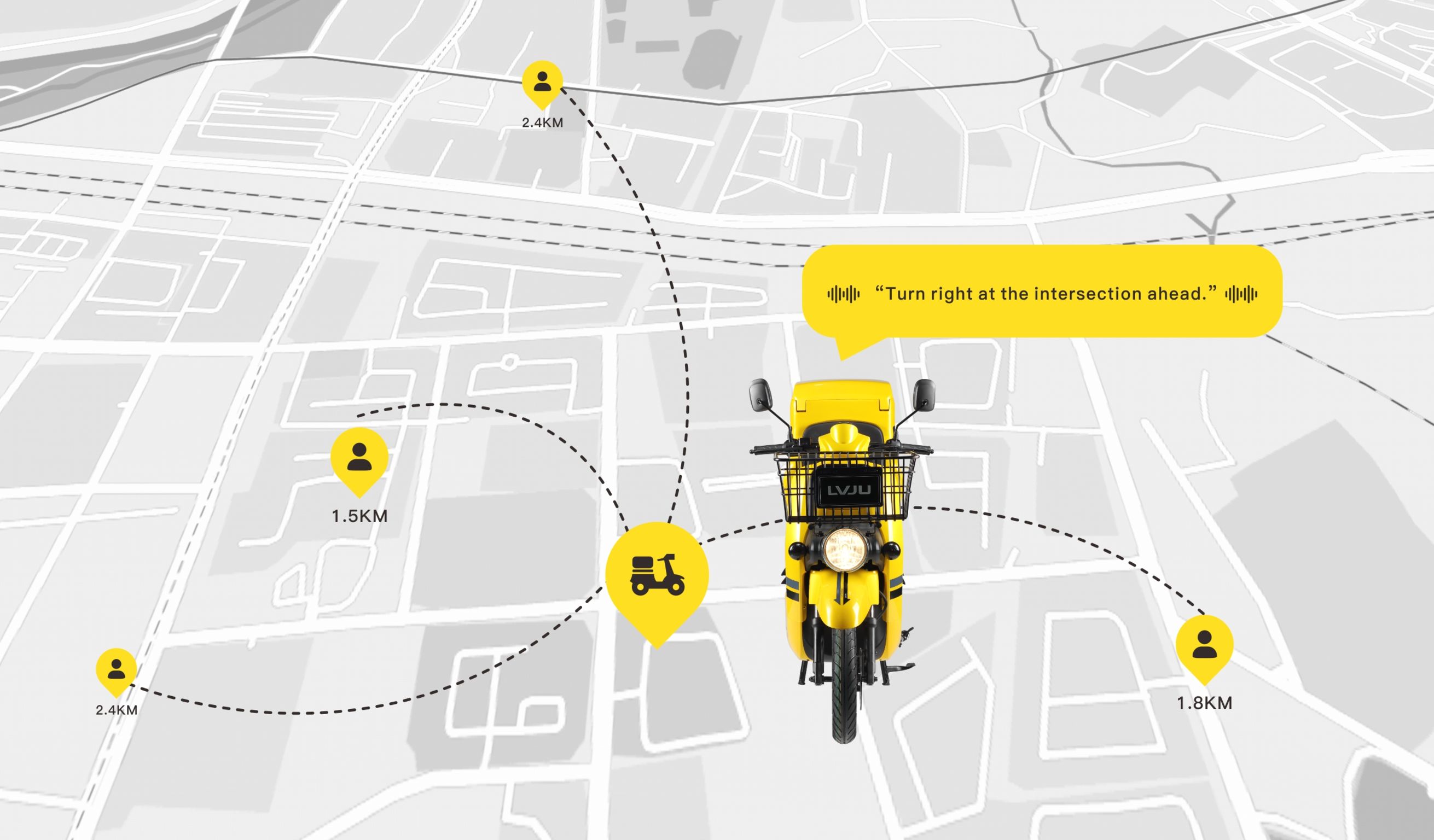 Electric motorcycle，motorcycle，If award winning works，GERMANY IF WINNING WORKS，take-out food，LV JU exclusive take-out motorcycle，