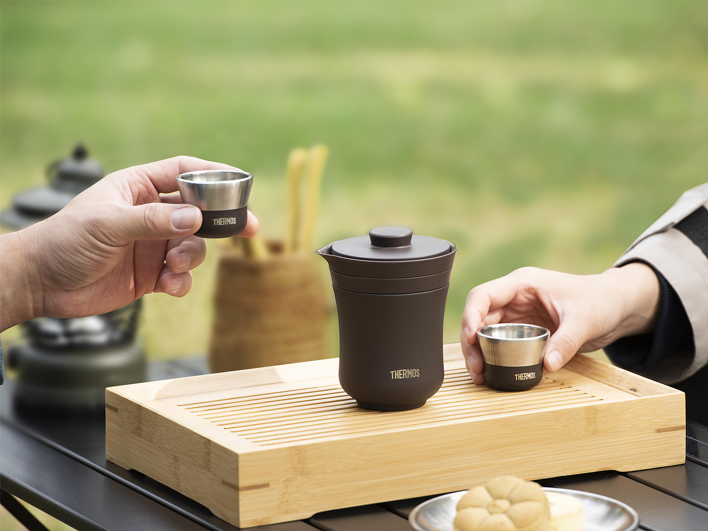 German if Award，Thermos，tea set，Tea Tour suit，Portable tea set，If design award，industrial design，industrial product，