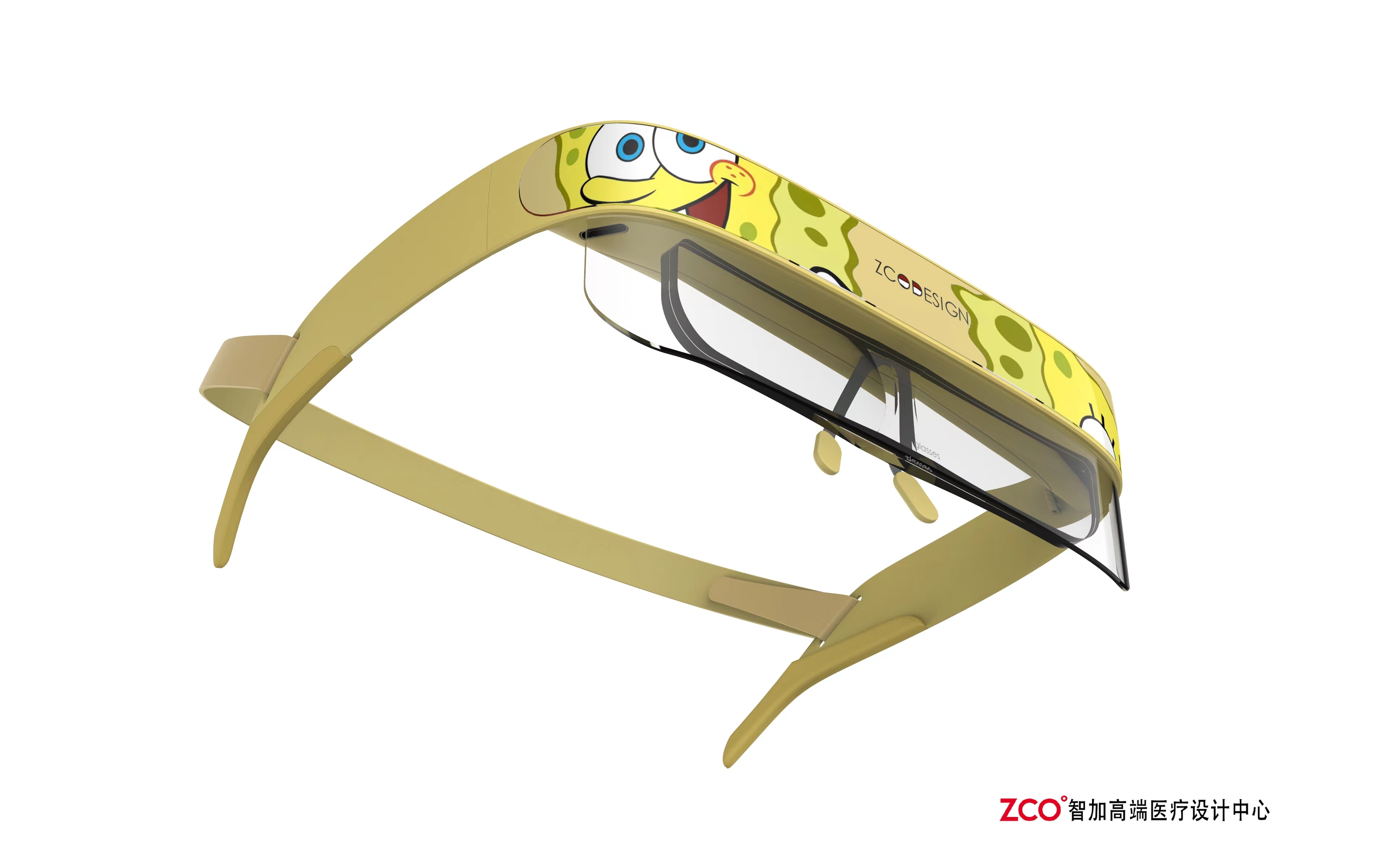 Cartoon，lovely，medical care，glasses，product design，Appearance design，