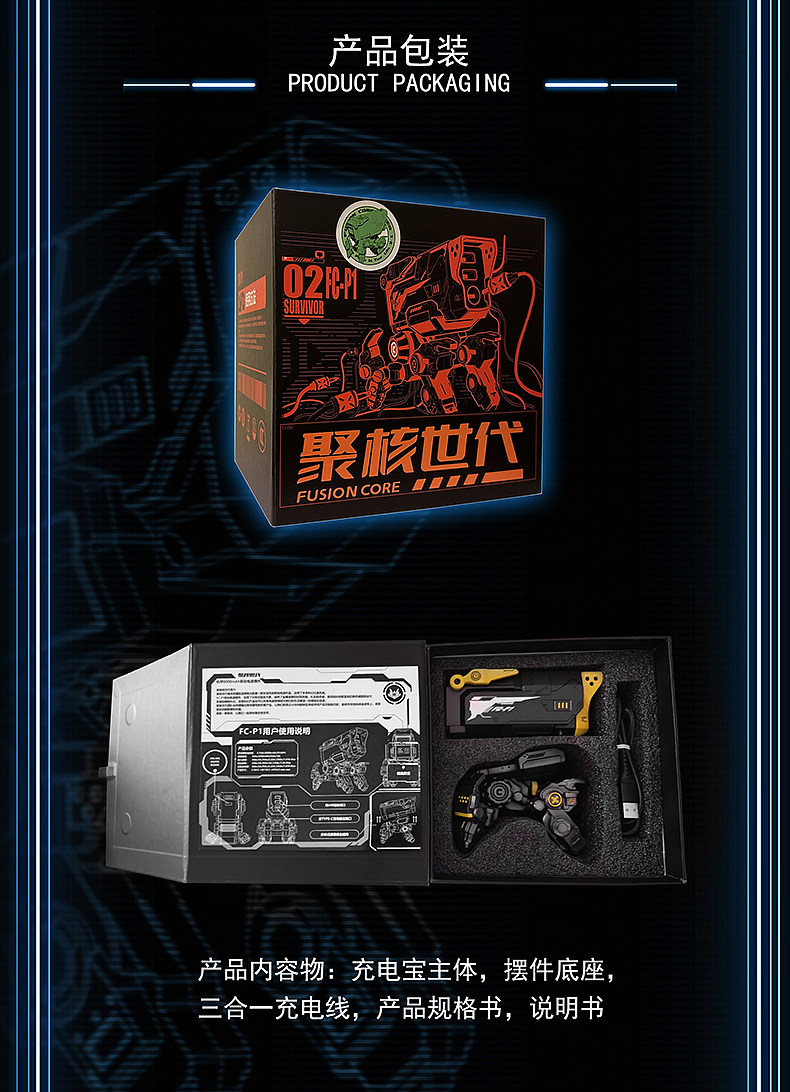 Mecha cyberpunk，