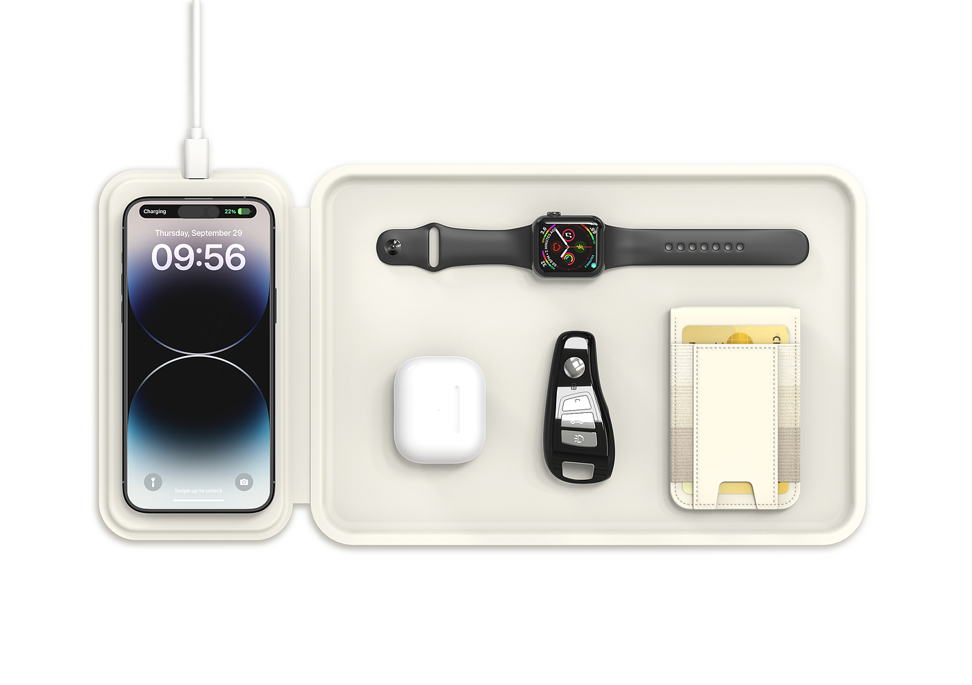Gift tray wireless charging，