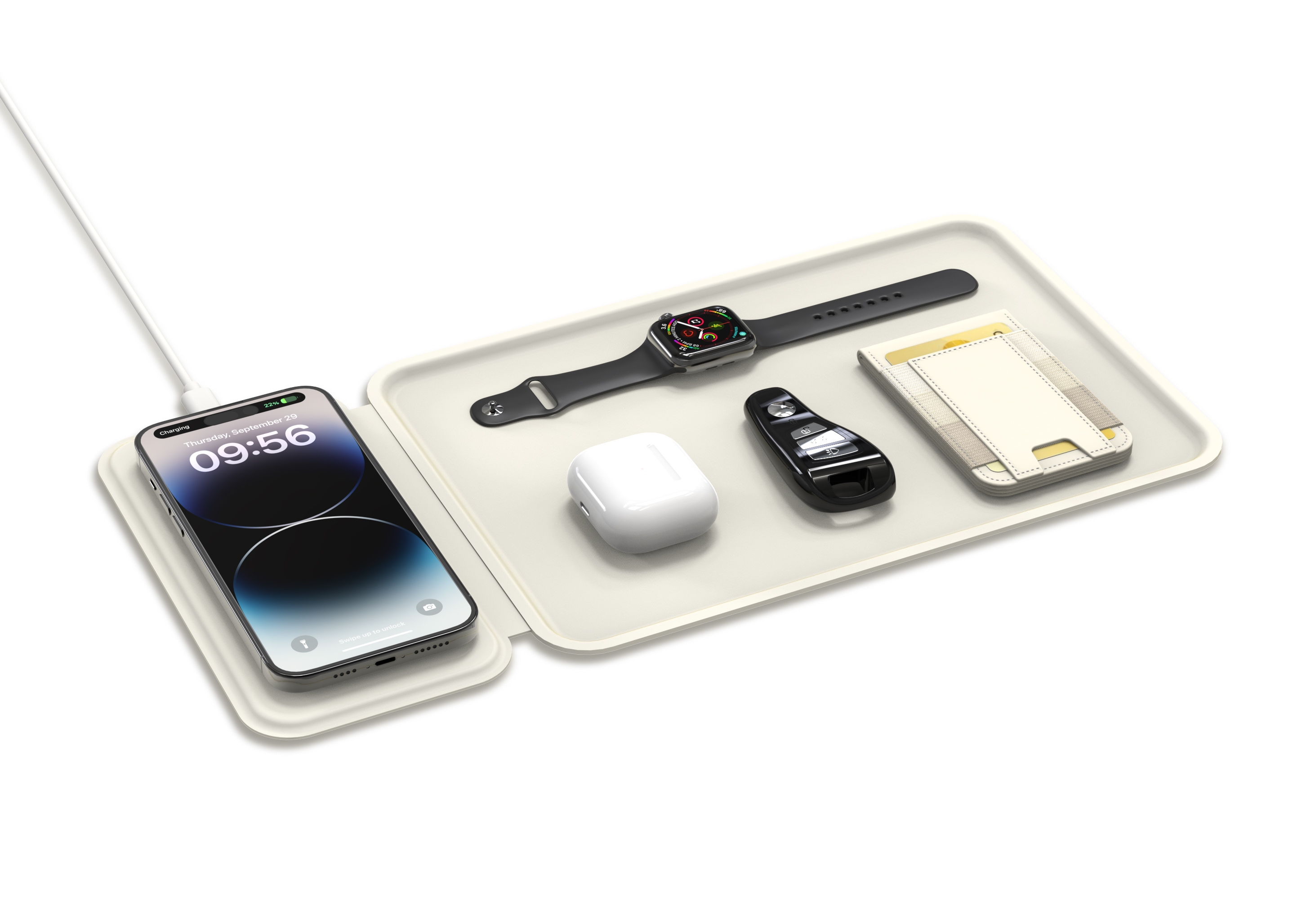 Gift tray wireless charging，