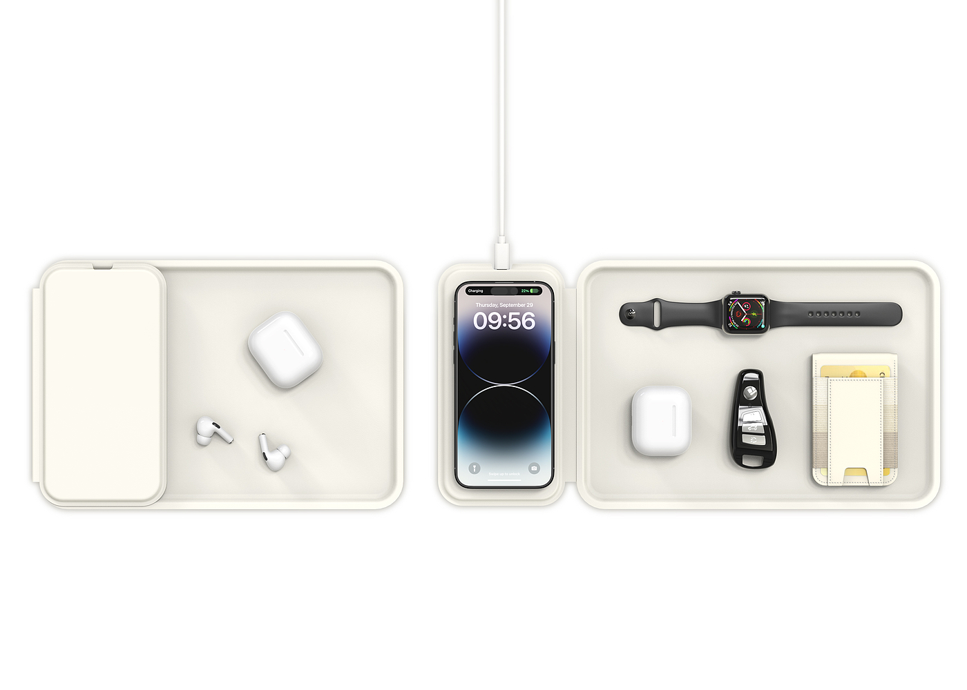 Gift tray wireless charging，
