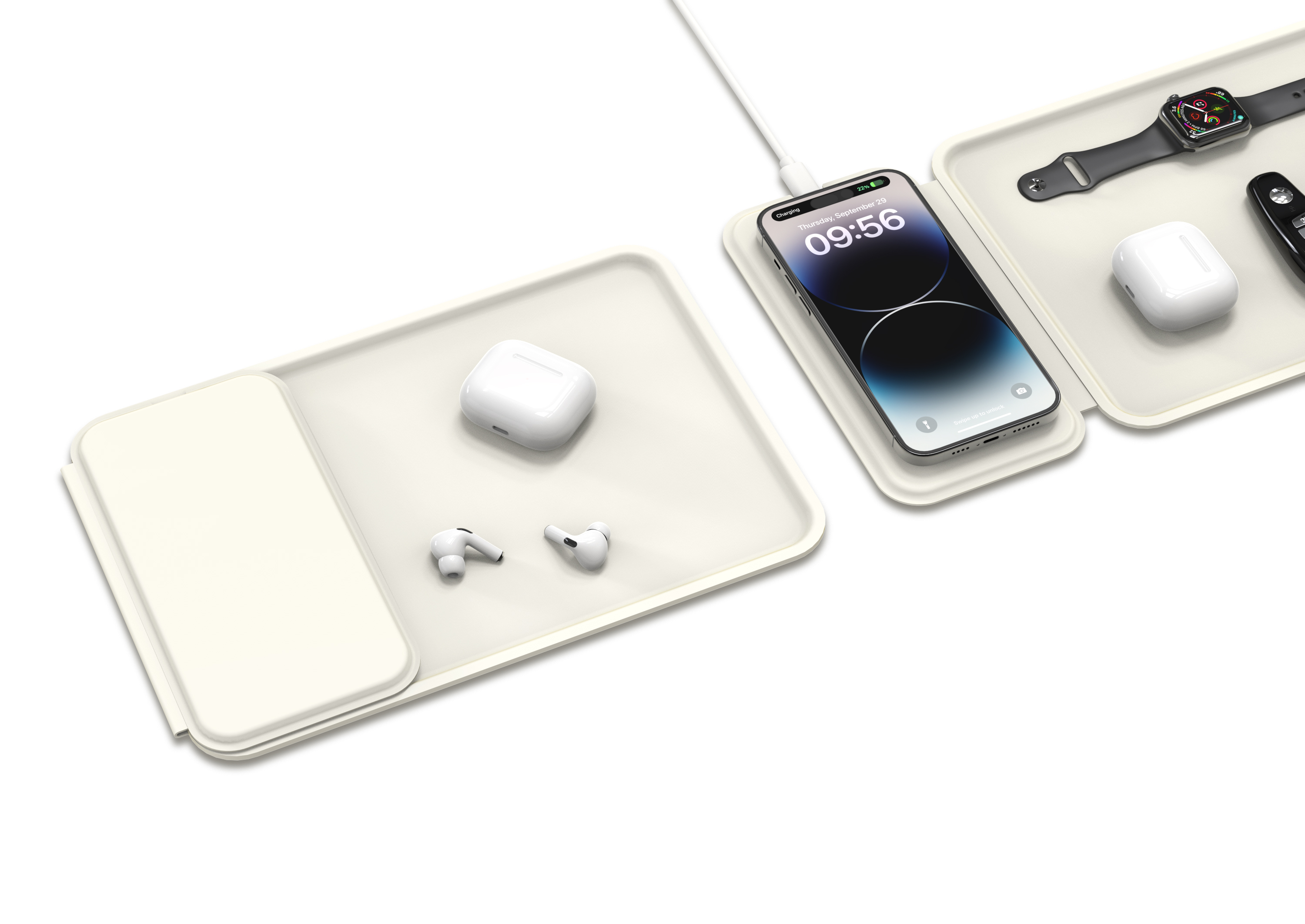 Gift tray wireless charging，