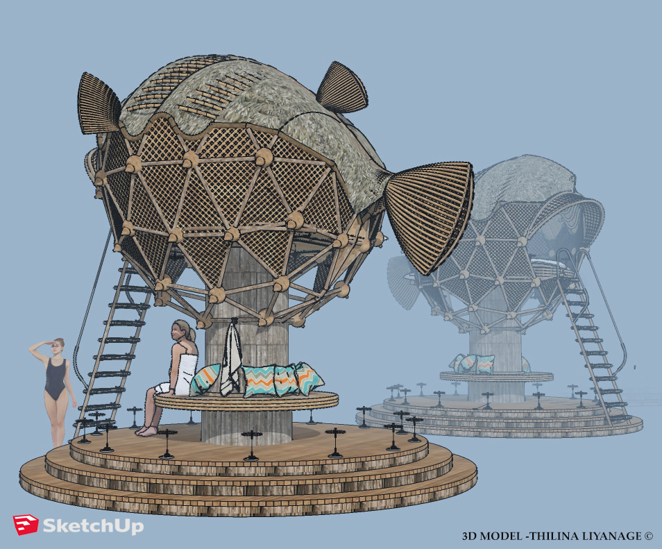 hotel，Dolphin shape，travel，Design，comfortable，