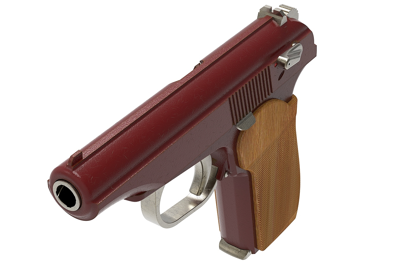 Makarov pistol，product design，