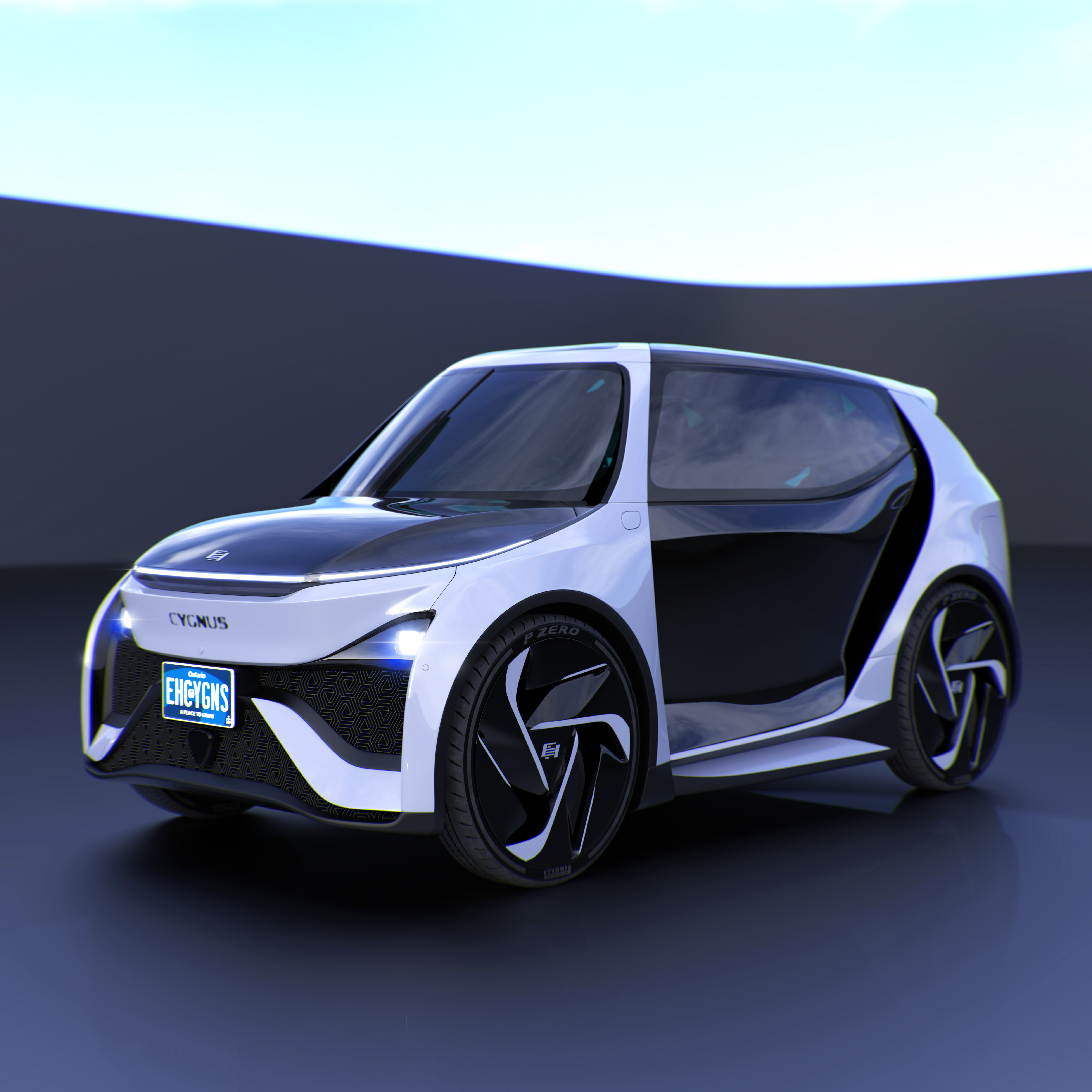 eh®天鹅座汽车具备动型空气动力学特性