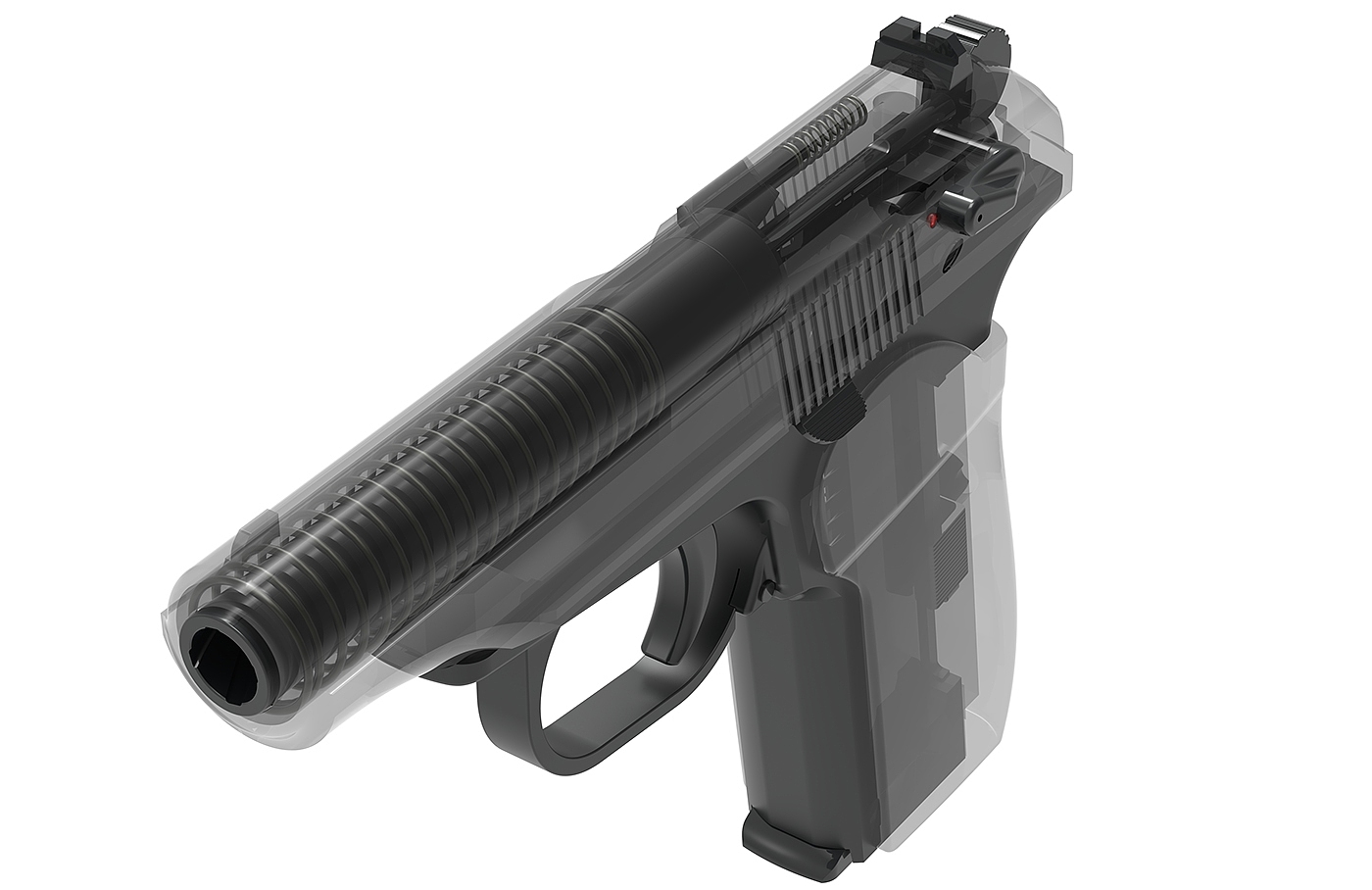 Makarov pistol，product design，