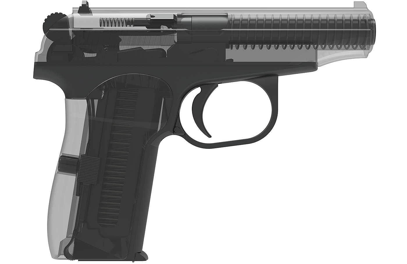 Makarov pistol，product design，