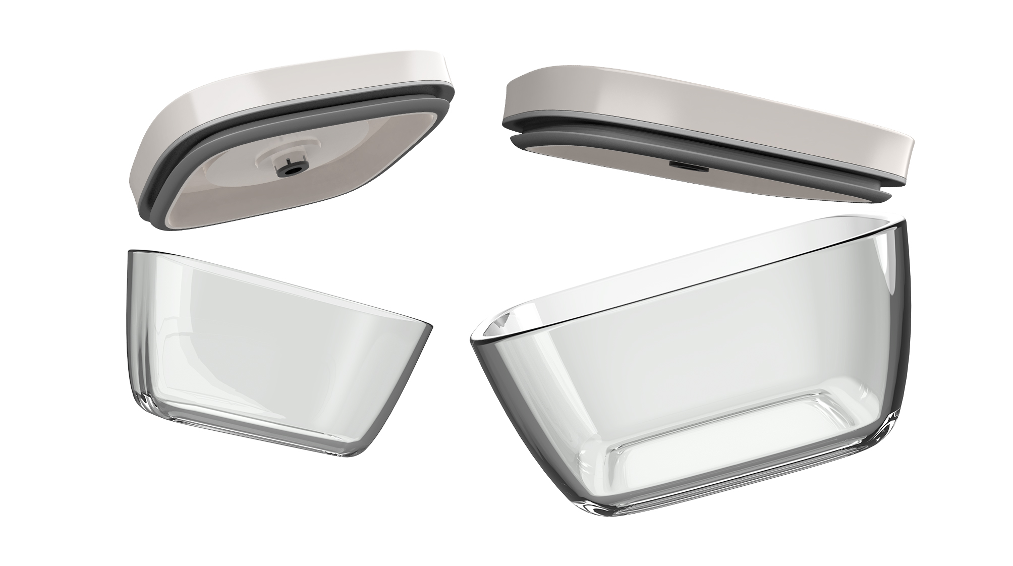 Fresh keeping box，German if Award，If design award，industrial design，industrial product，product design，Household tableware，Vacuum fresh-keeping box，