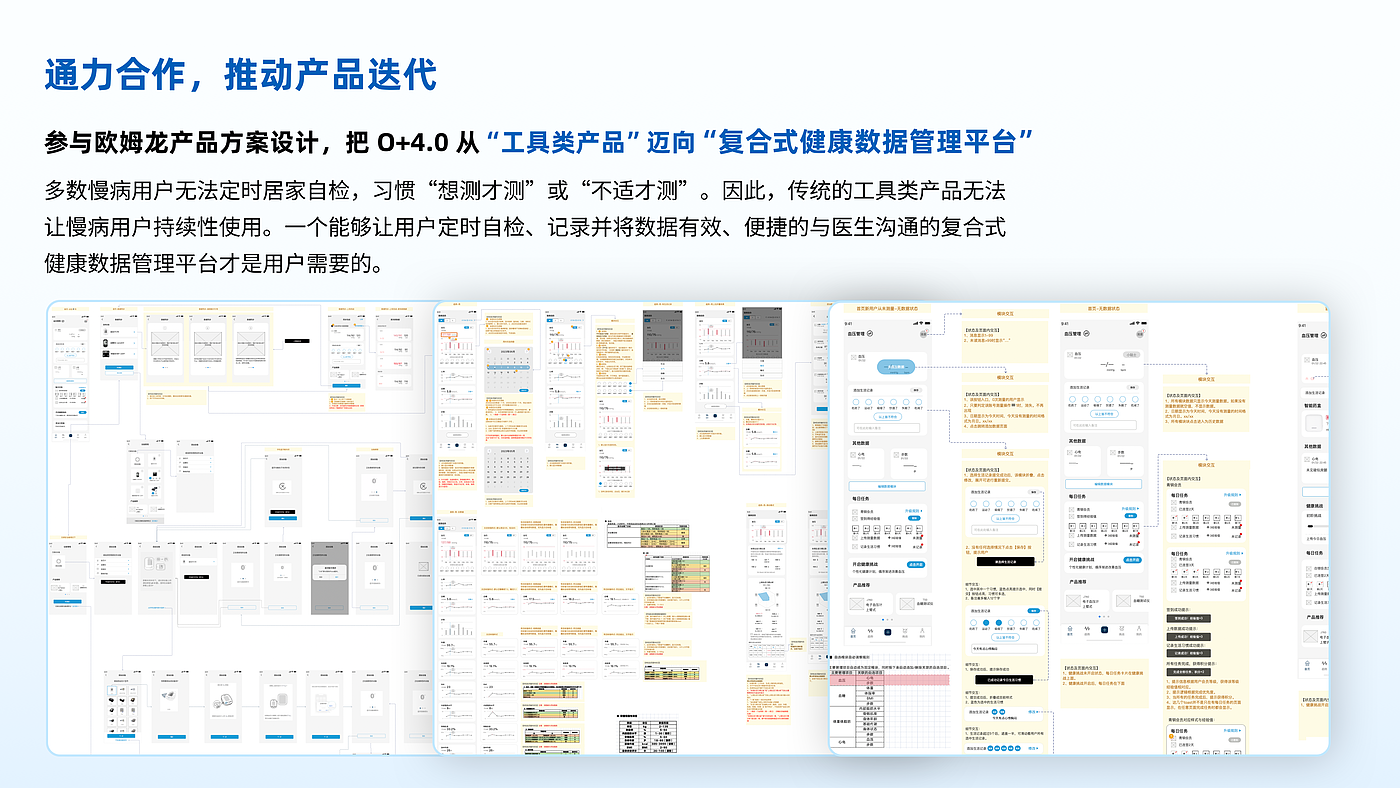 Interaction design，medical care，Great health，Shanghai Interactive Design Company，chronic disease management，product design，industrial design，app，