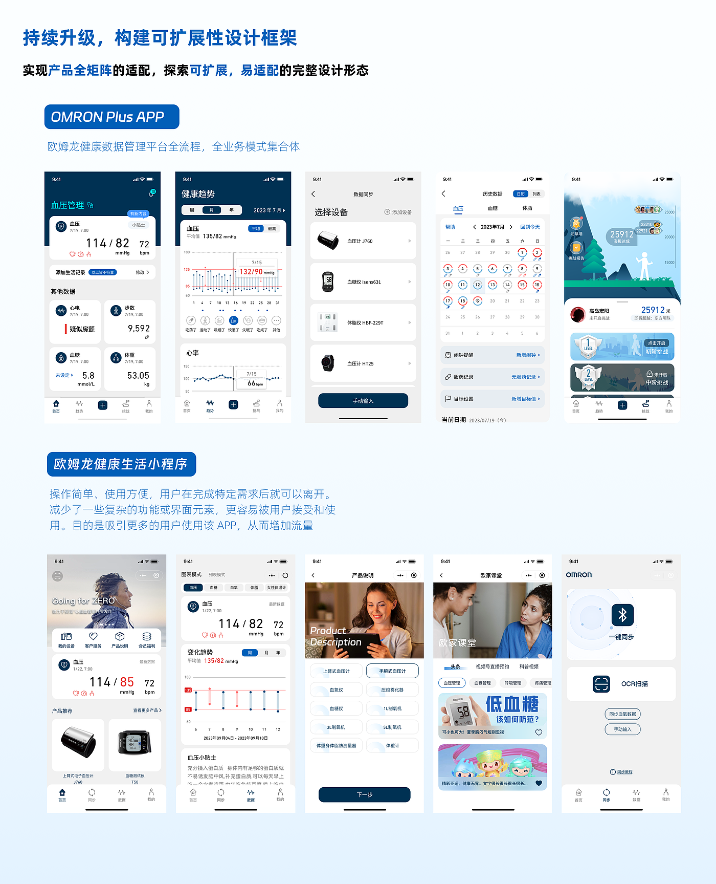 Interaction design，medical care，Great health，Shanghai Interactive Design Company，chronic disease management，product design，industrial design，app，