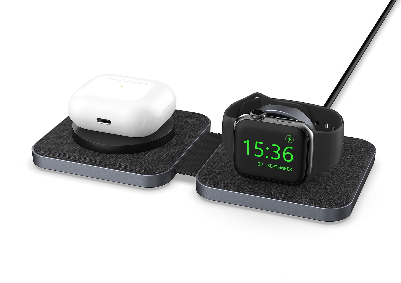 Magnetic two-in-one wireless charging，