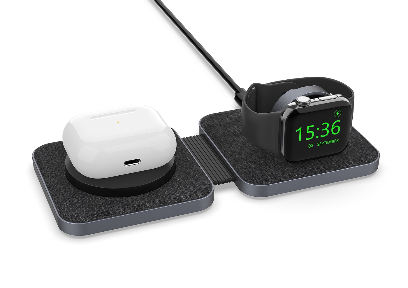 Magnetic two-in-one wireless charging，