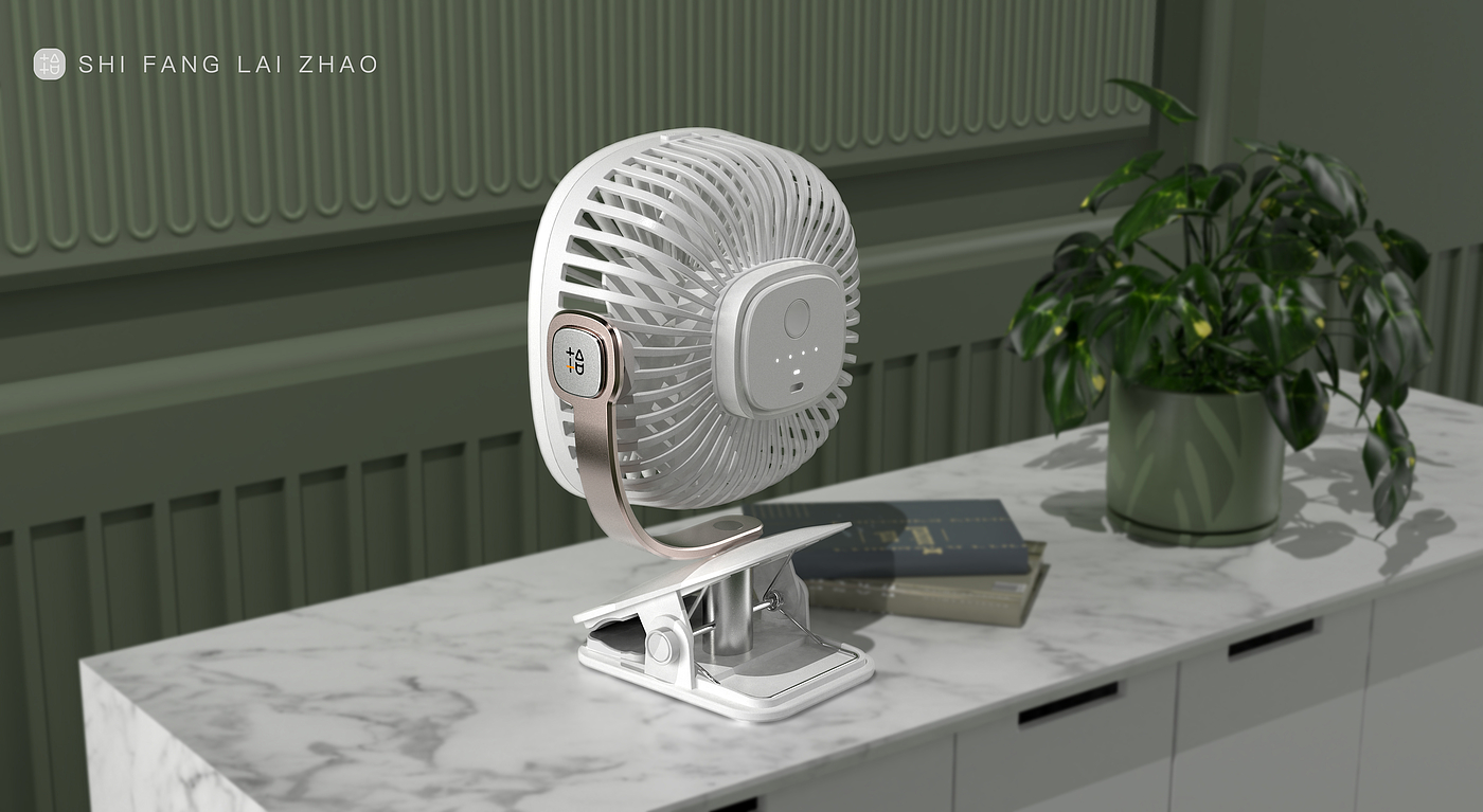 Desktop fan，Fan，product design，concise，