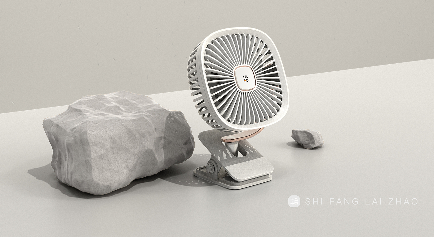 Desktop fan，Fan，product design，concise，