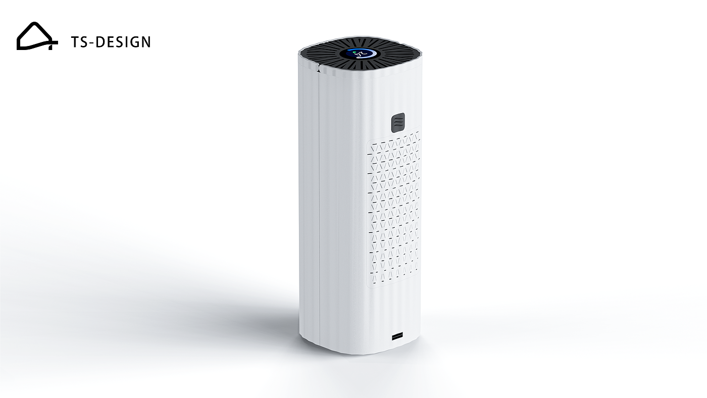 Product design, air purification, home, minimalist，