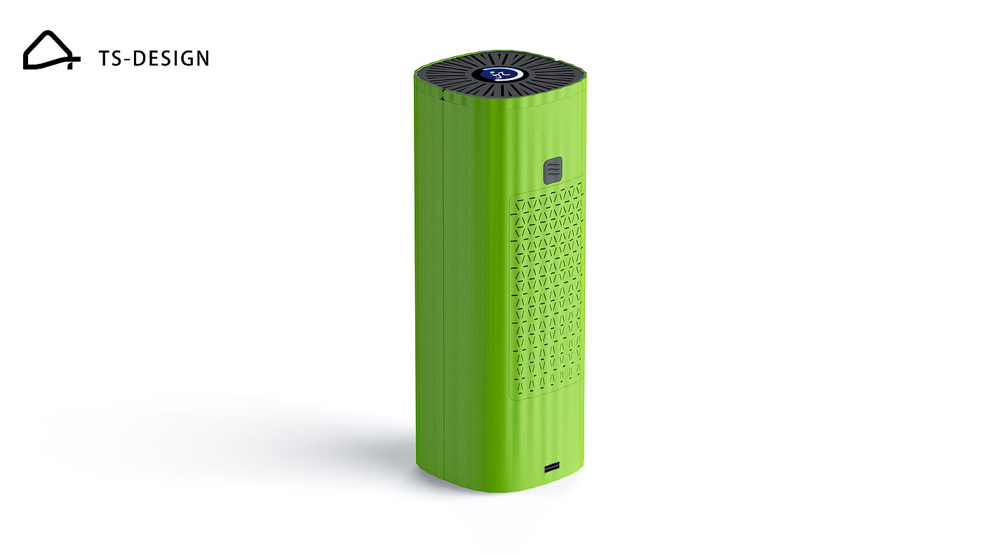 Product design, air purification, home, minimalist，