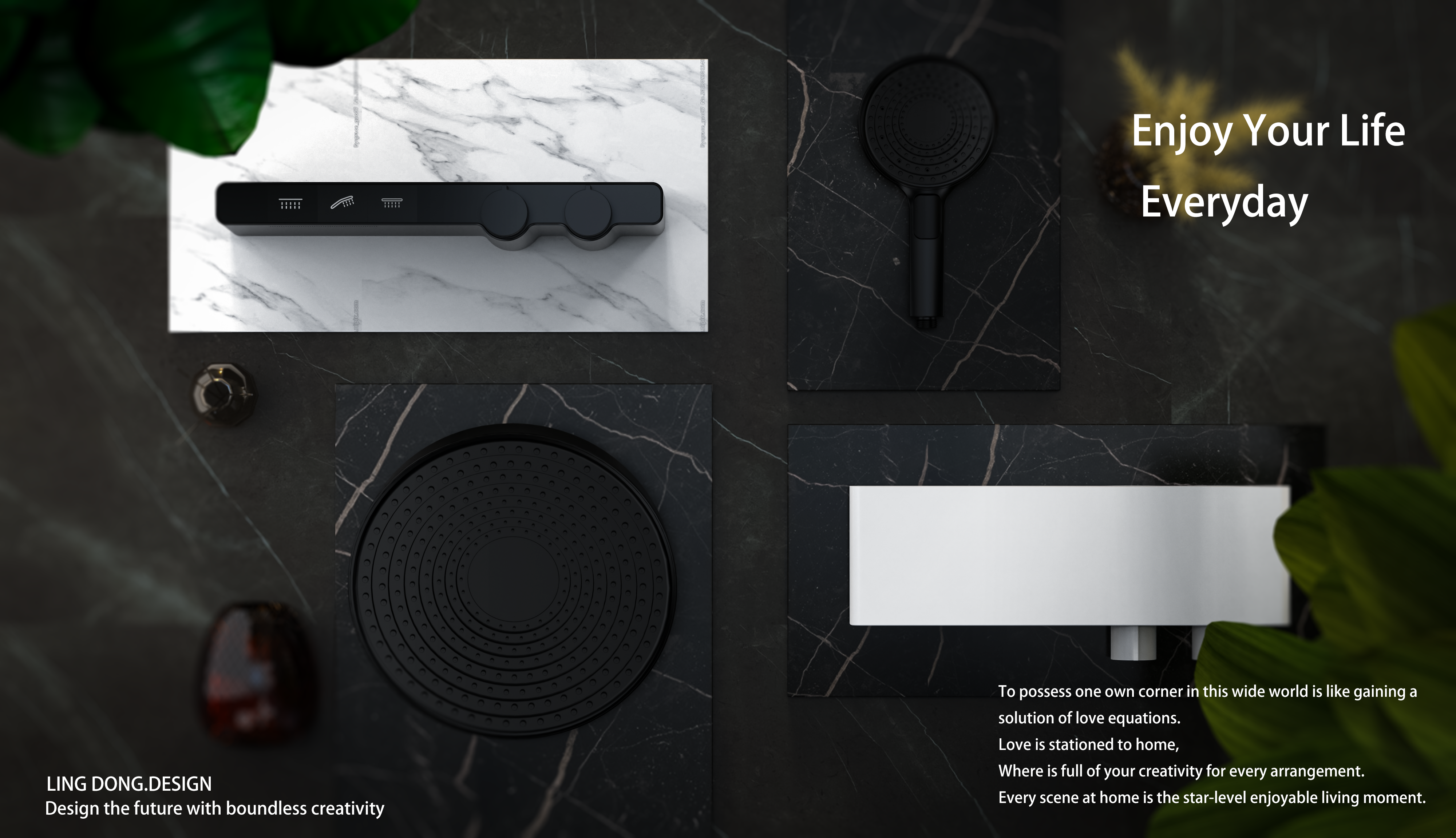 Keyshot rendering，Hardware bathroom，Shower faucet，