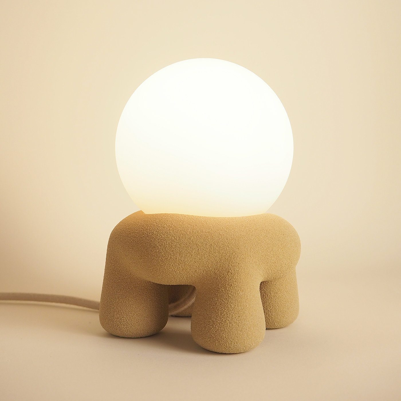 Desk lamp，3D printing technology，sand，environment protection，unique，