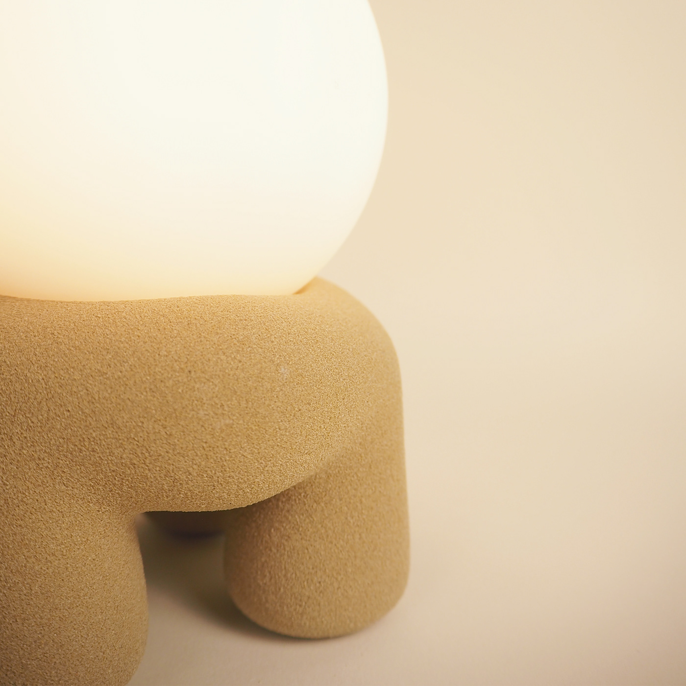 Desk lamp，3D printing technology，sand，environment protection，unique，