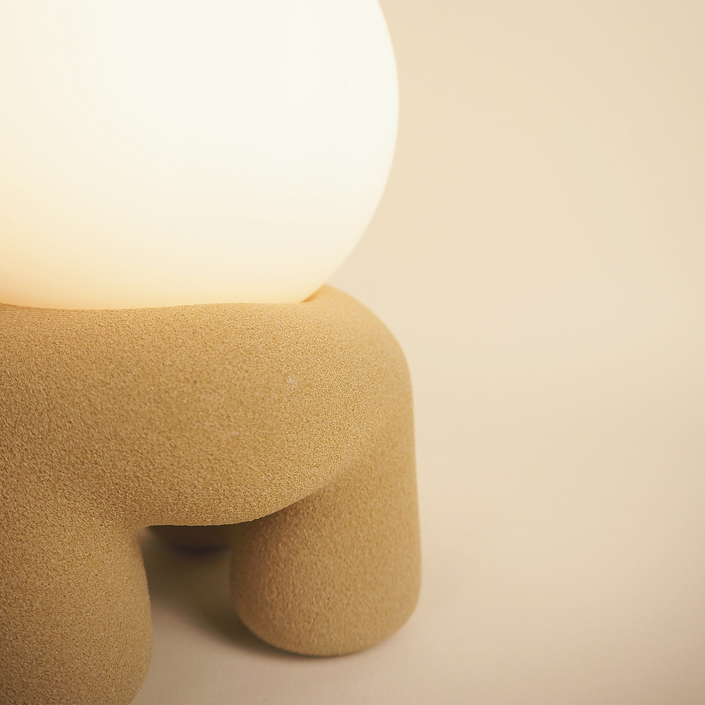 Desk lamp，3D printing technology，sand，environment protection，unique，