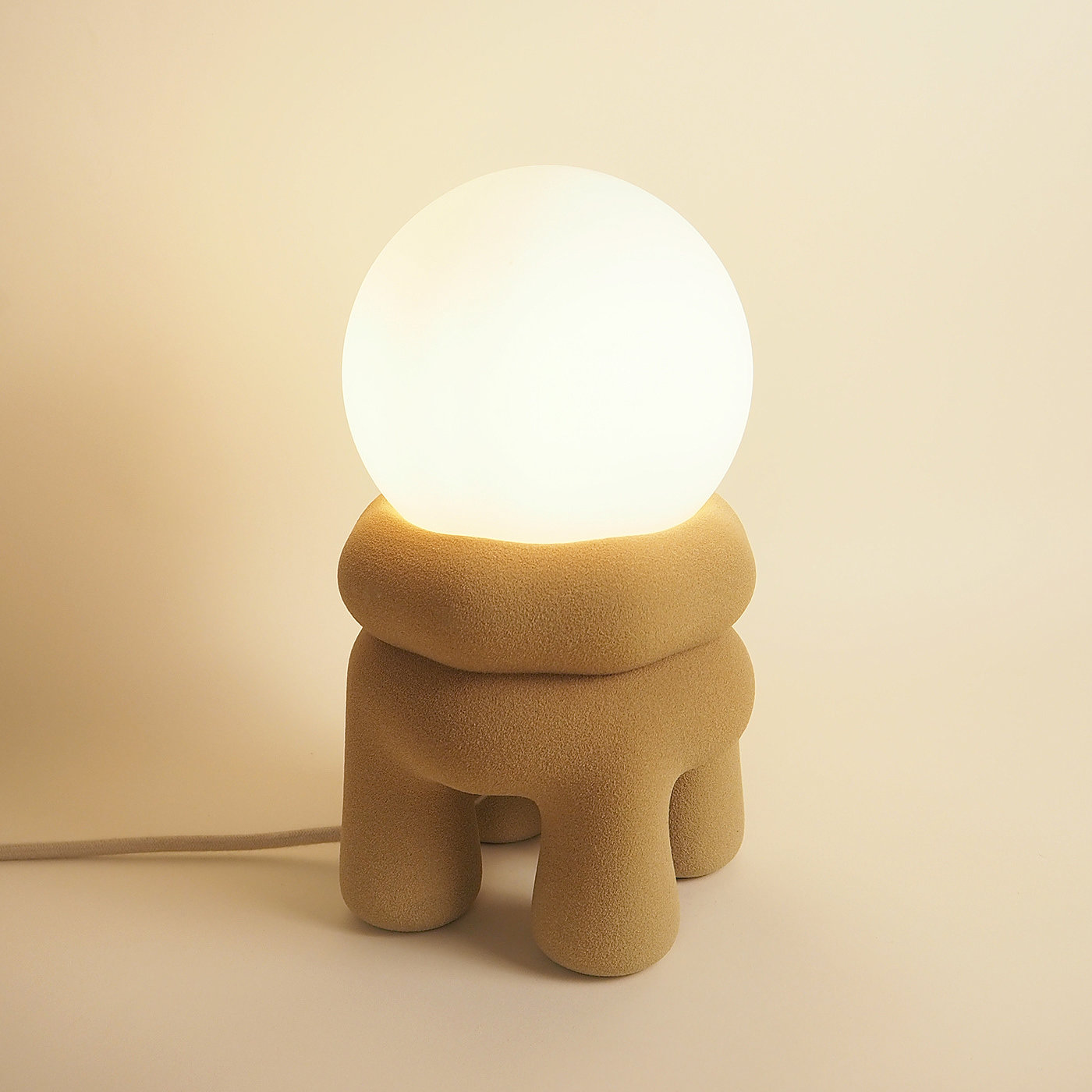 Desk lamp，3D printing technology，sand，environment protection，unique，