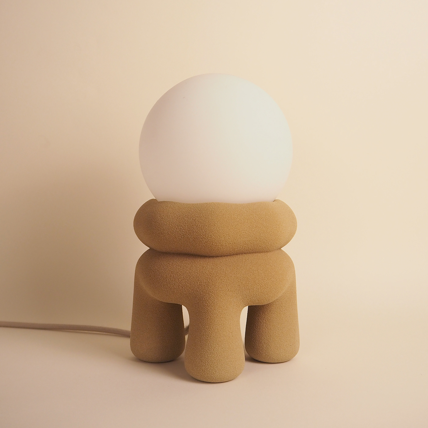 Desk lamp，3D printing technology，sand，environment protection，unique，