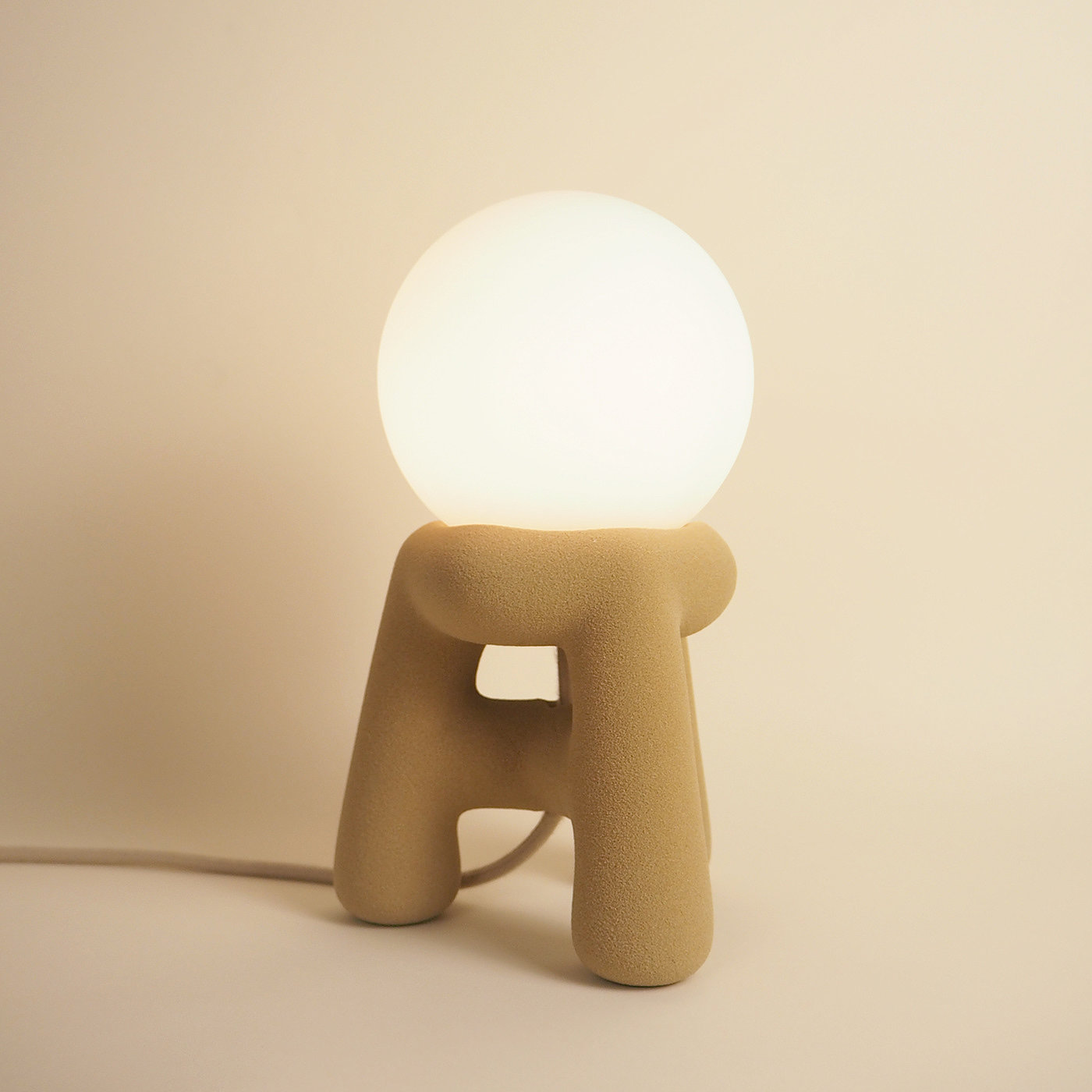 Desk lamp，3D printing technology，sand，environment protection，unique，