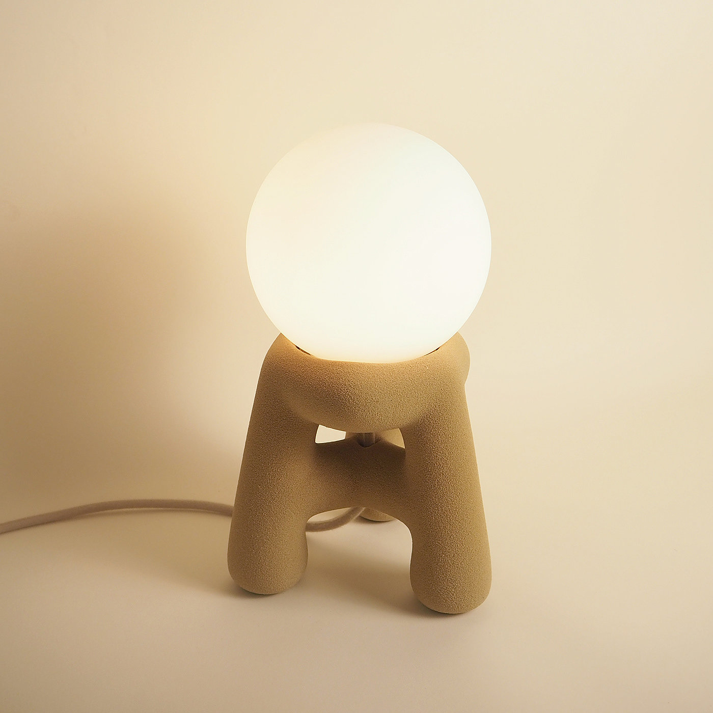 Desk lamp，3D printing technology，sand，environment protection，unique，