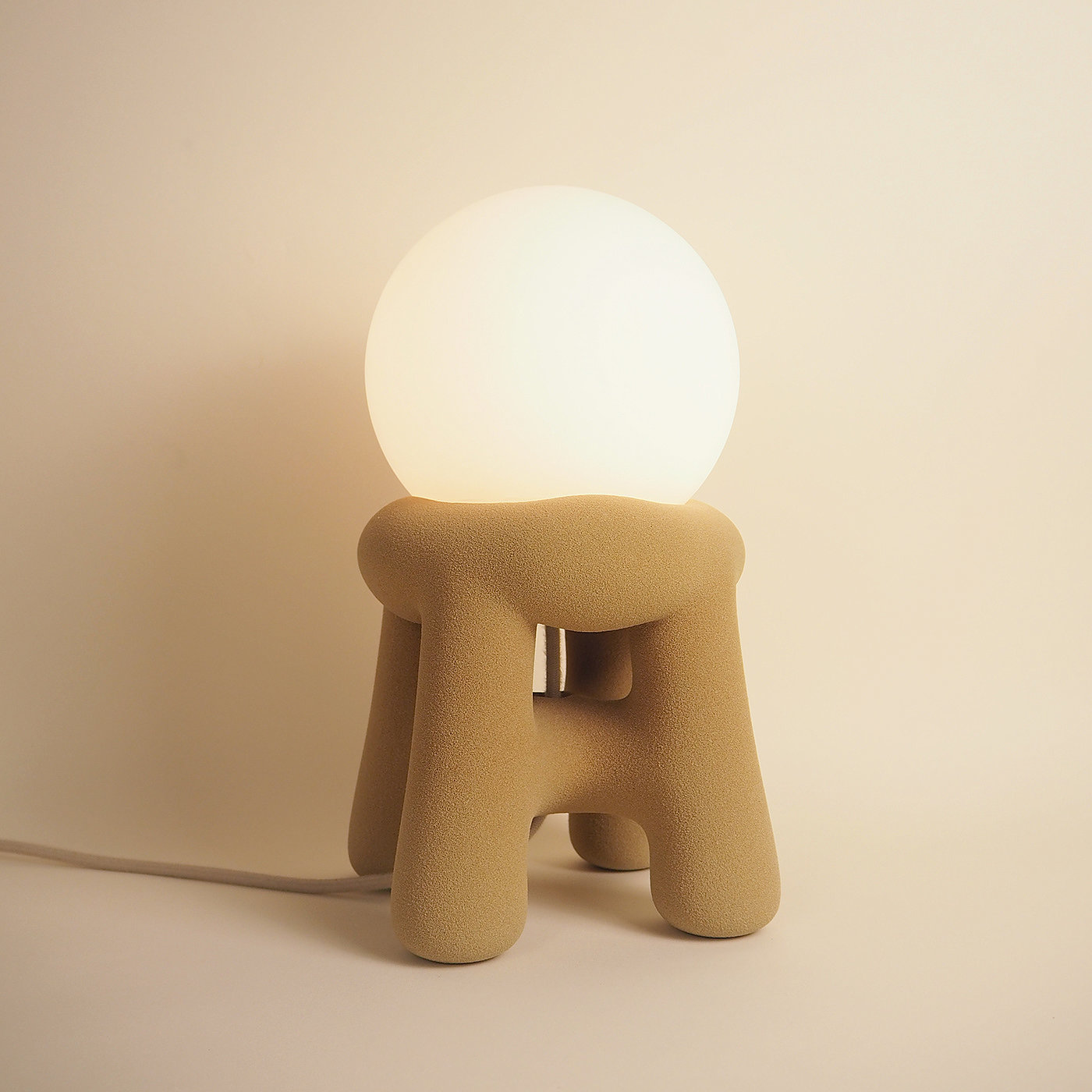 Desk lamp，3D printing technology，sand，environment protection，unique，