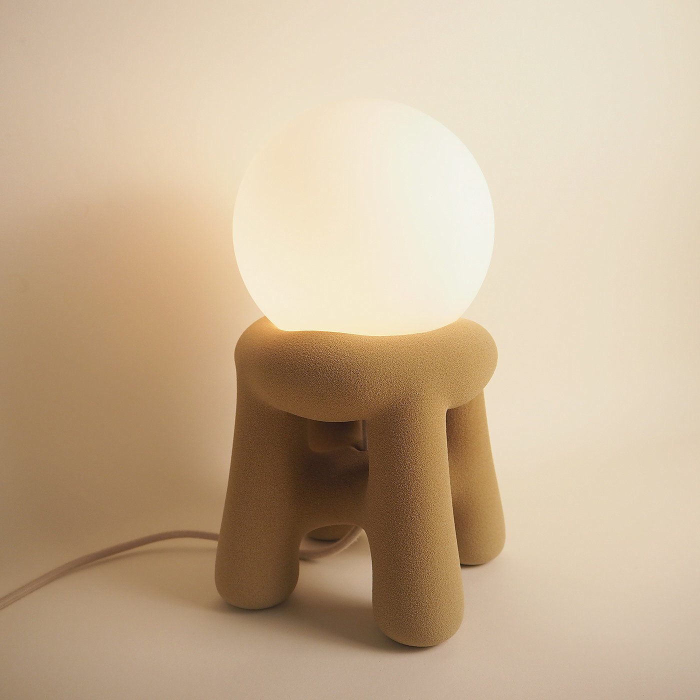 Desk lamp，3D printing technology，sand，environment protection，unique，