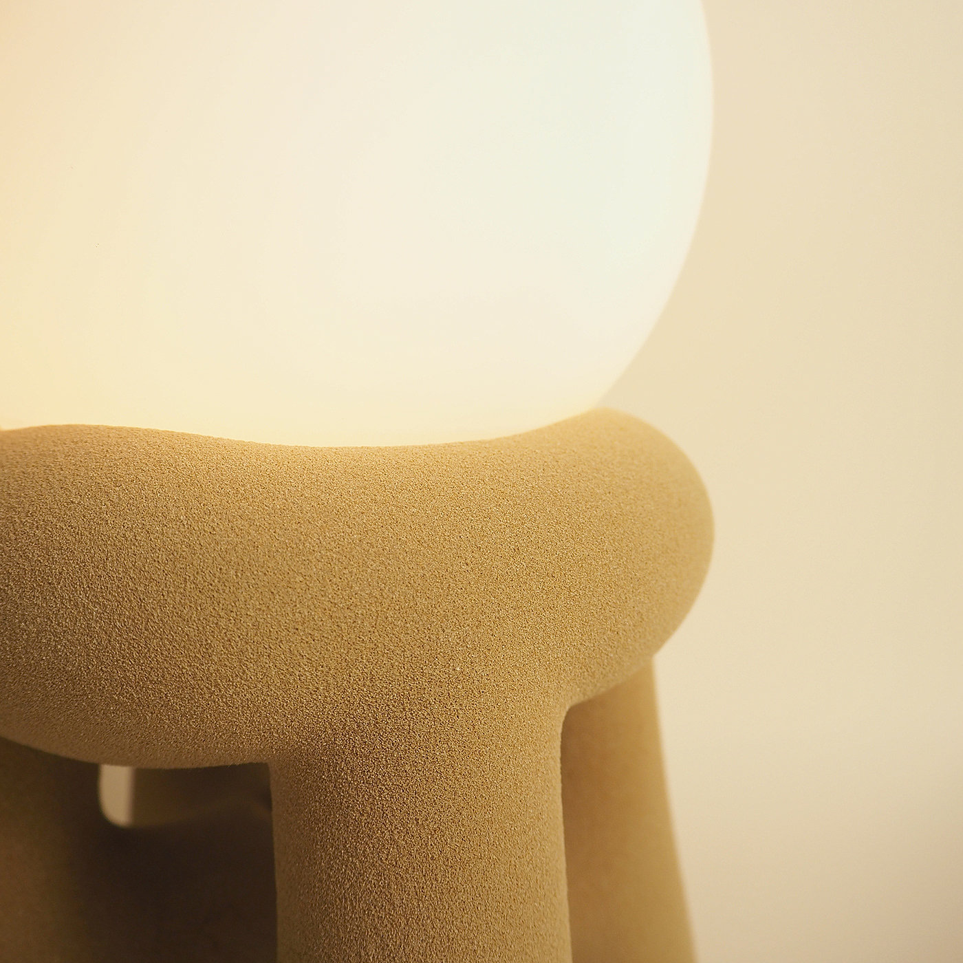 Desk lamp，3D printing technology，sand，environment protection，unique，