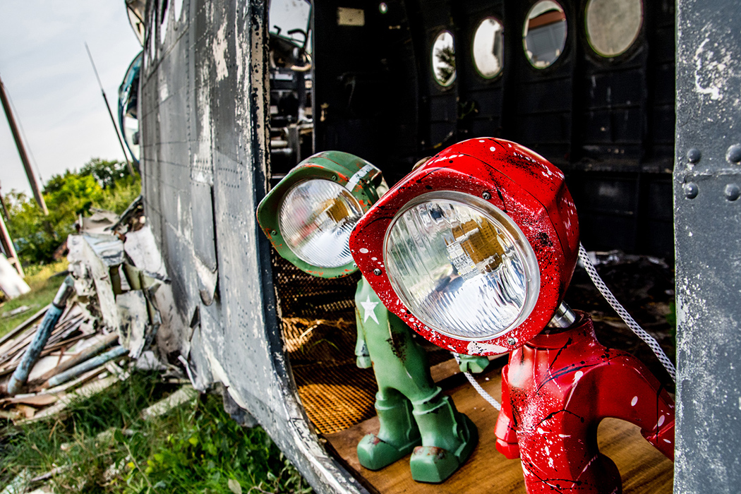 Lampster，Desk lamp，Iron Man，