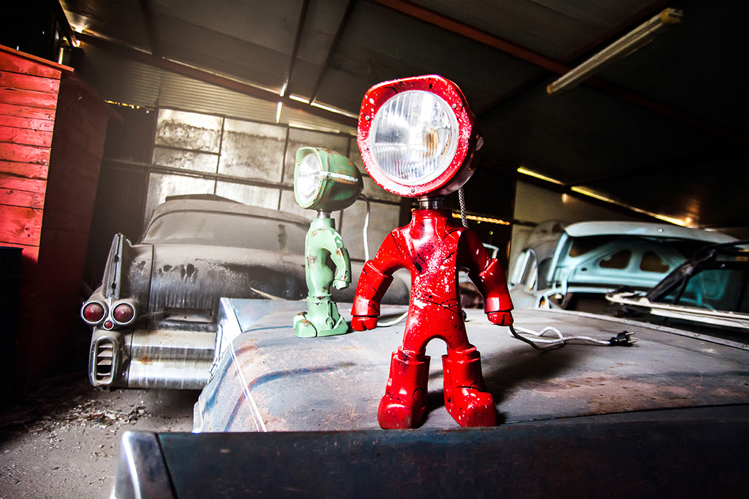 Lampster，Desk lamp，Iron Man，