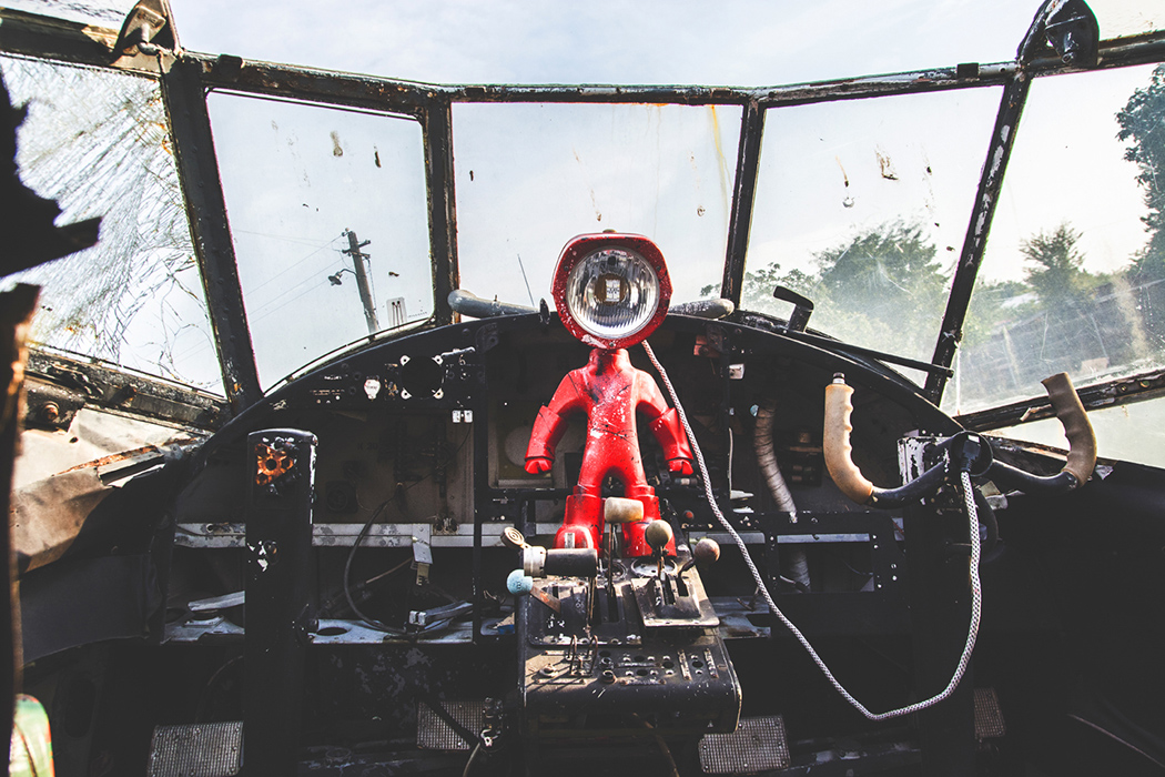 Lampster，Desk lamp，Iron Man，