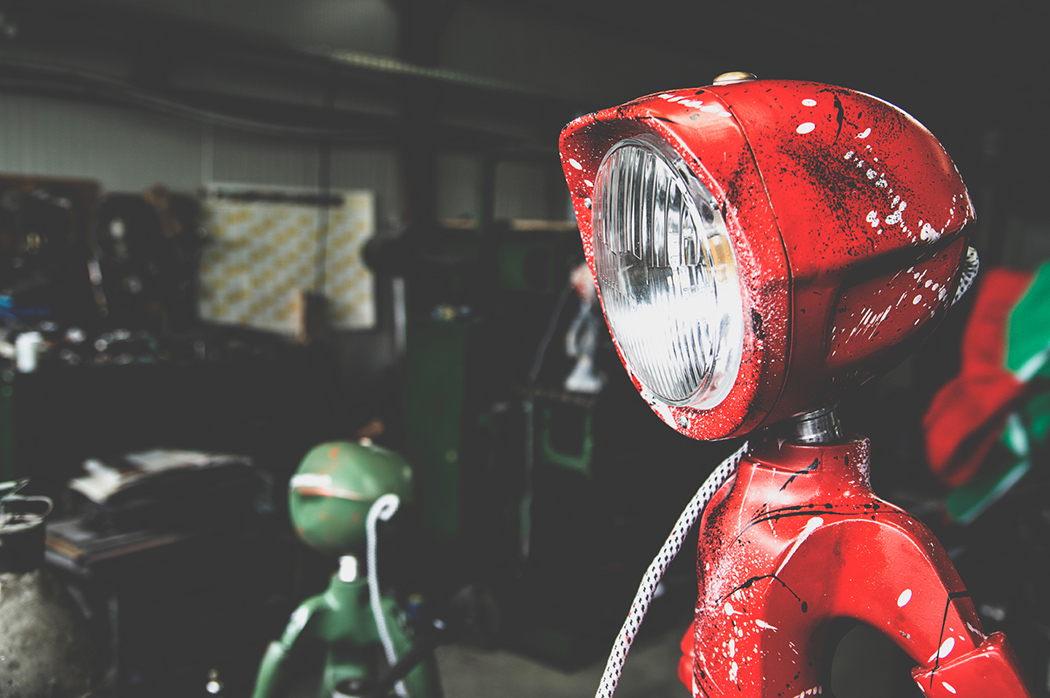 Lampster，Desk lamp，Iron Man，