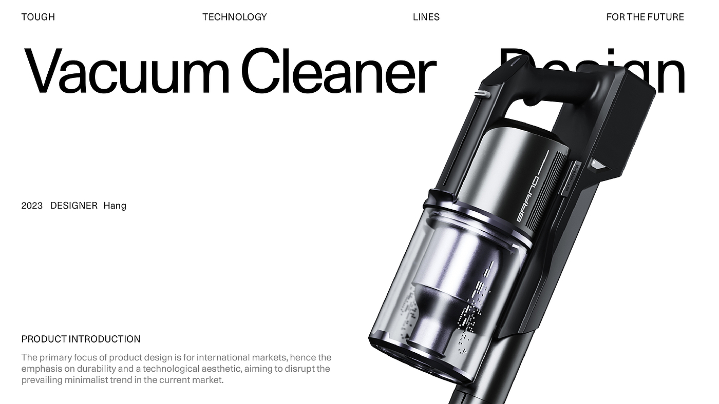 An export handheld vacuum cleaner design-already on the market，