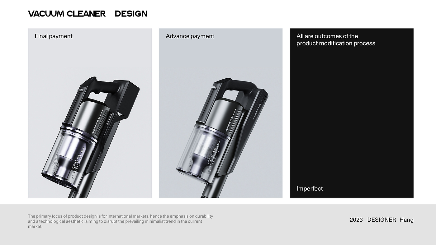 An export handheld vacuum cleaner design-already on the market，