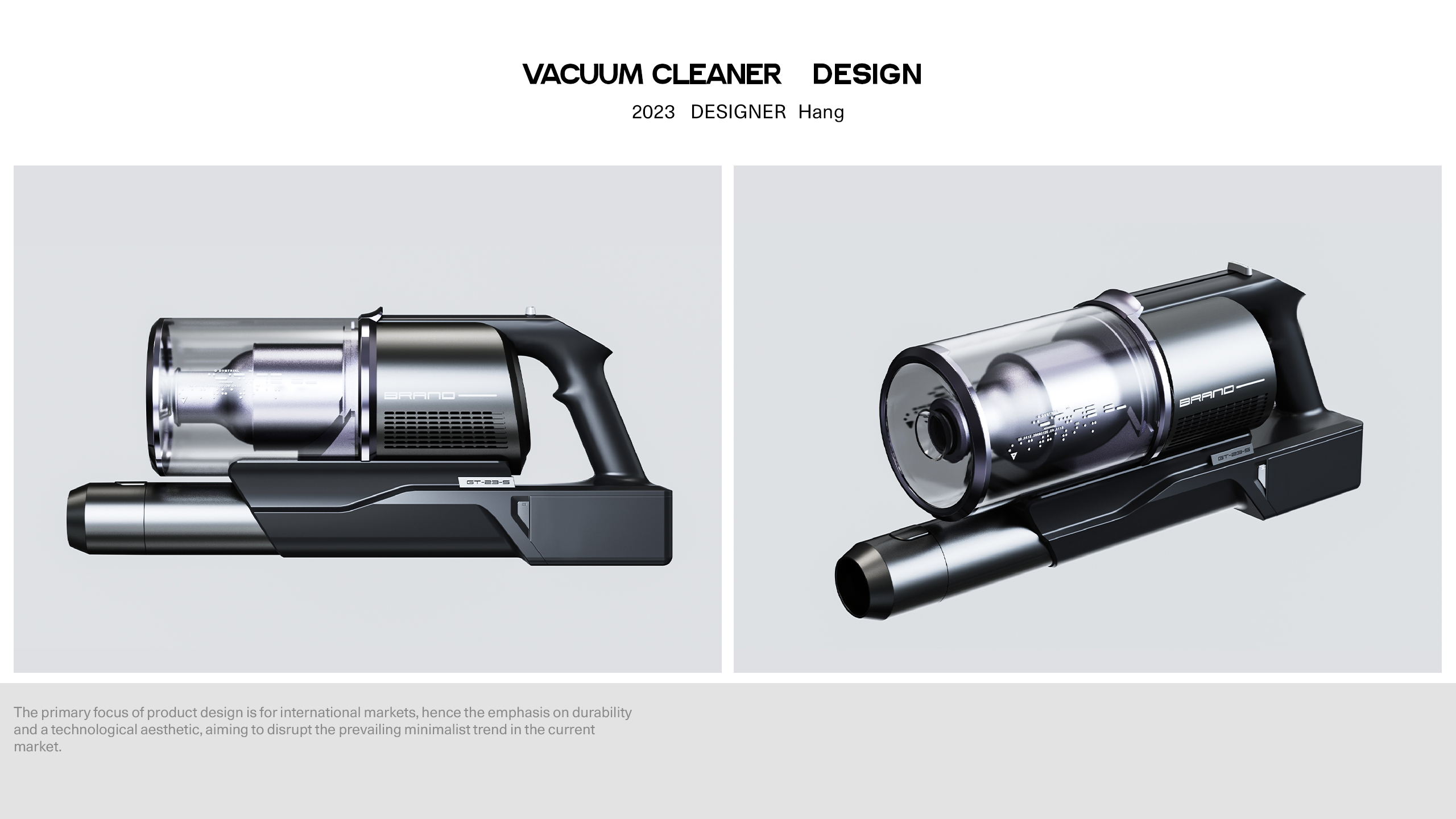 An export handheld vacuum cleaner design-already on the market，