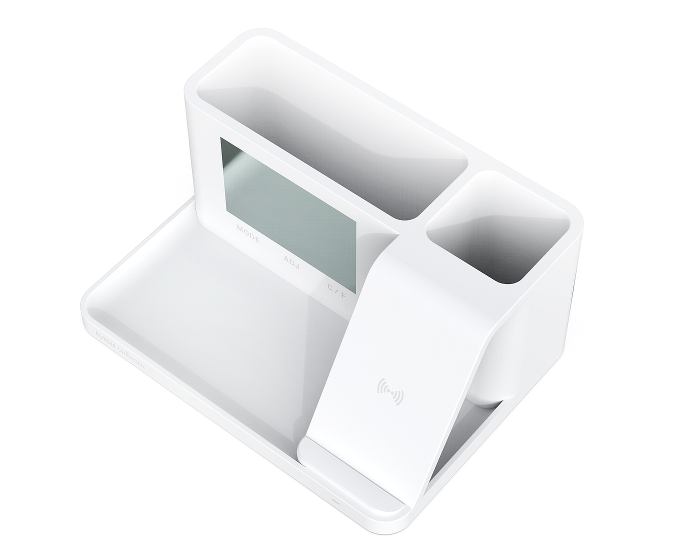 Pen container storage wireless charging，