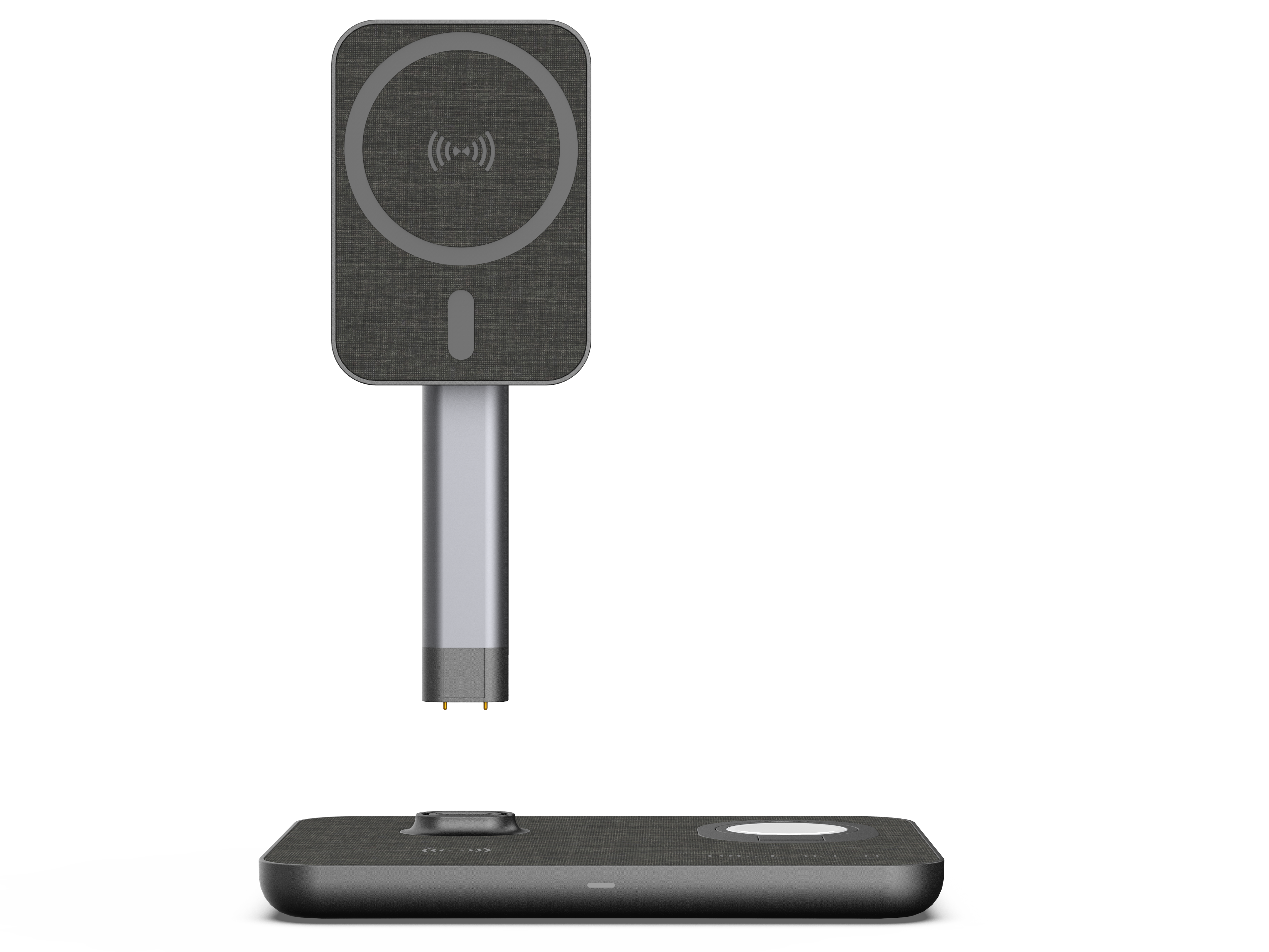 Magnetic three-in-one wireless charging，