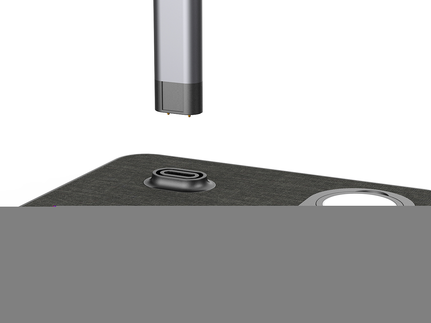 Magnetic three-in-one wireless charging，