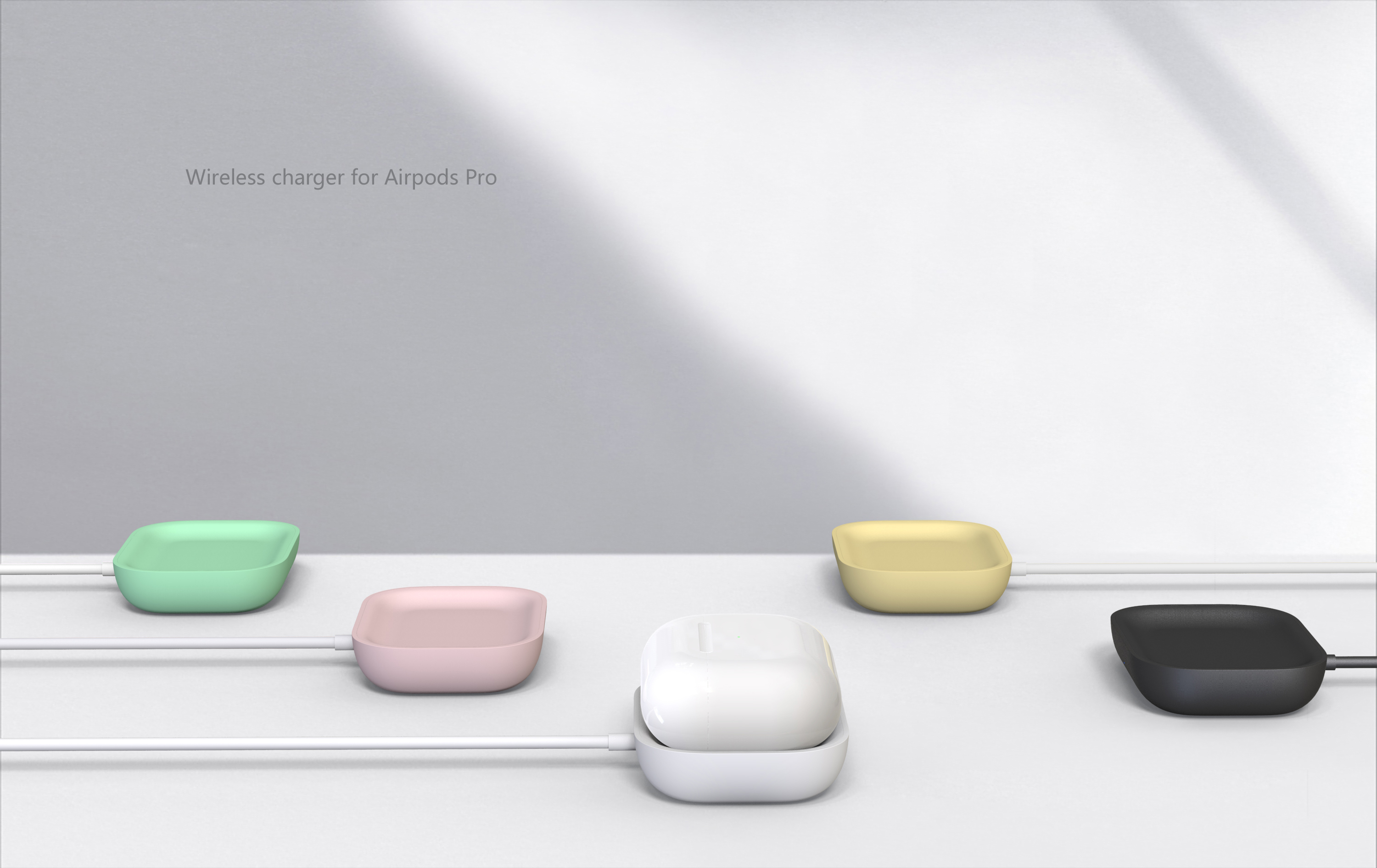 airpods apple headset wireless charger，