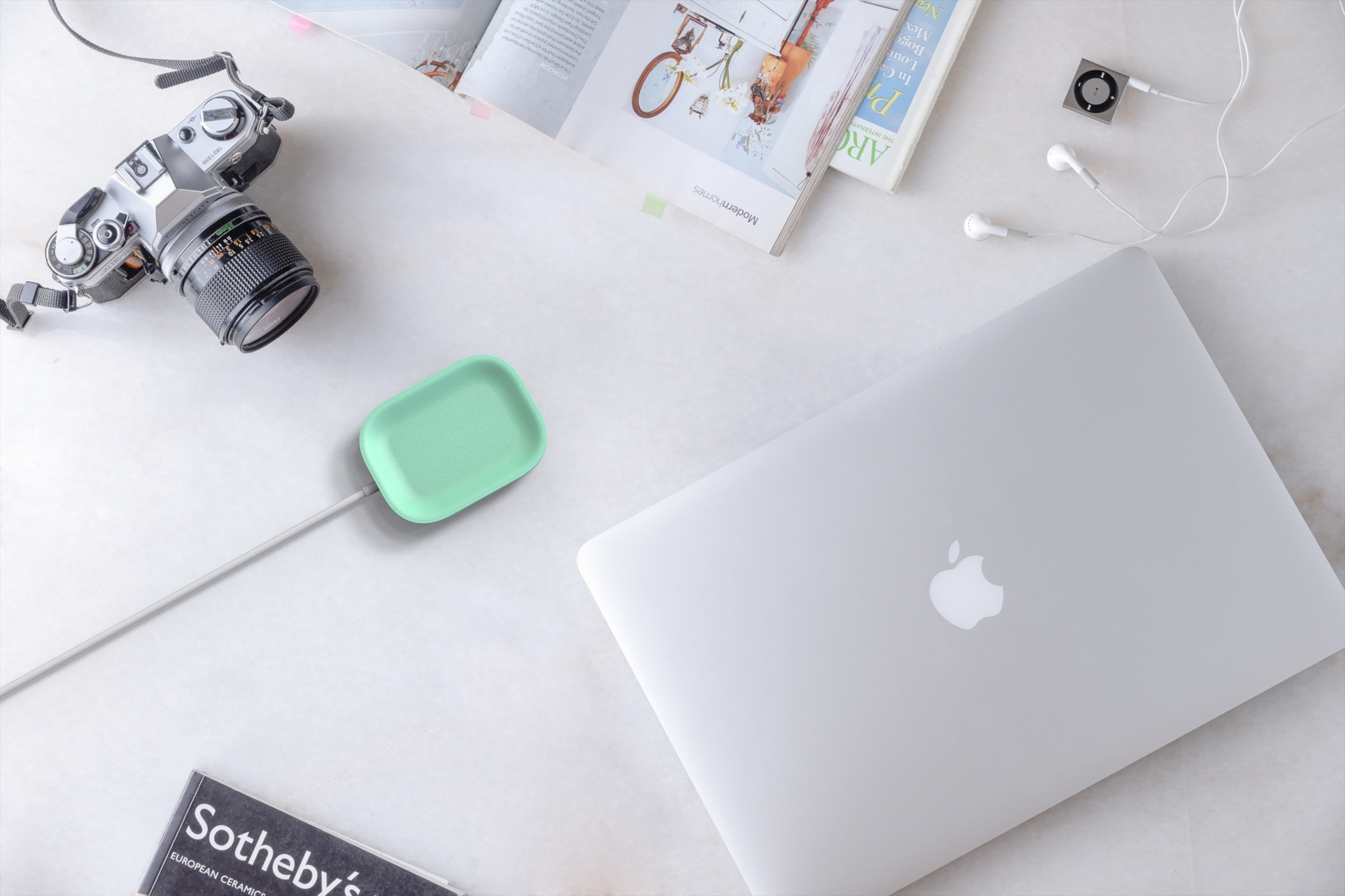 airpods apple headset wireless charger，