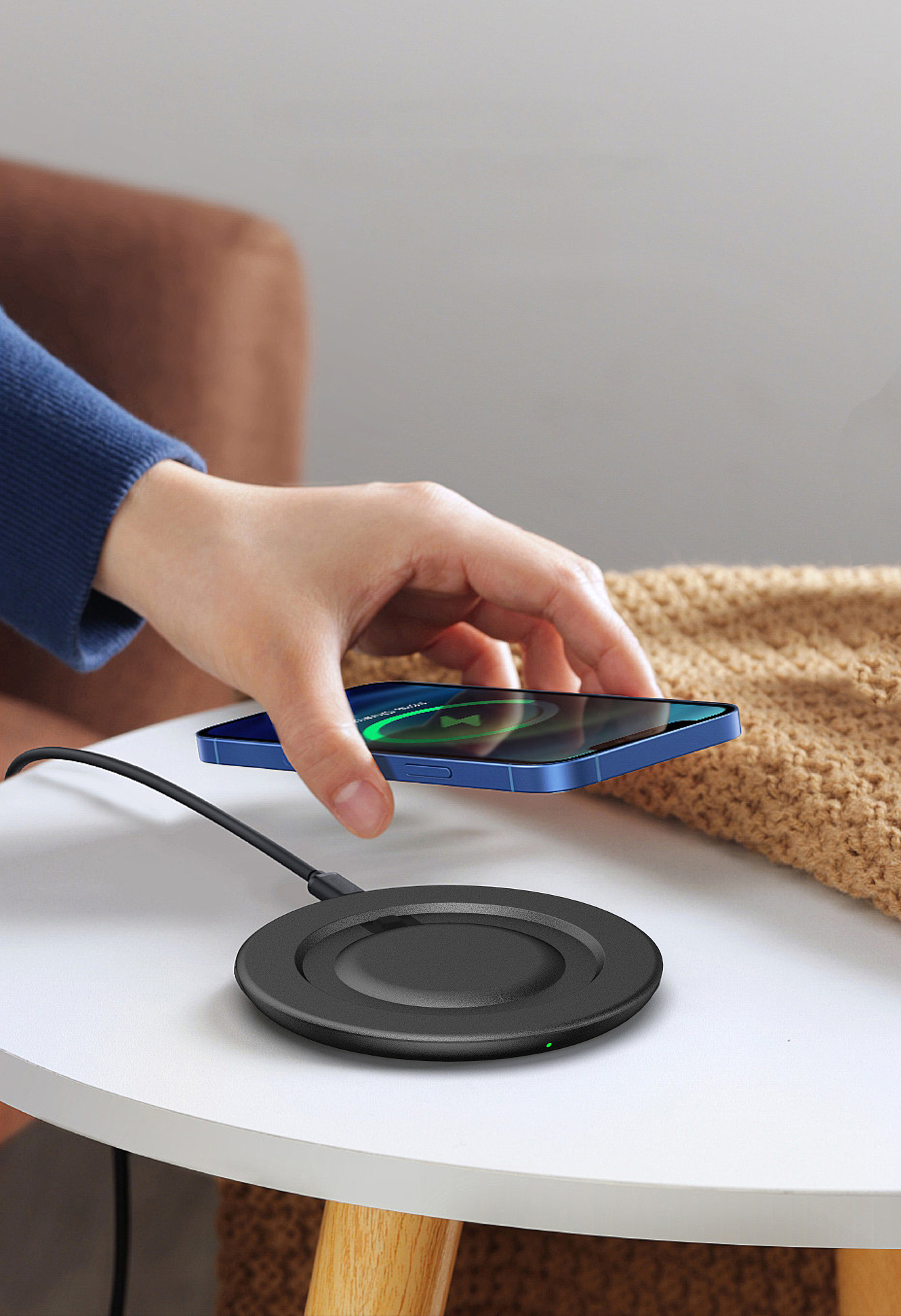 Heating cup wireless charging，