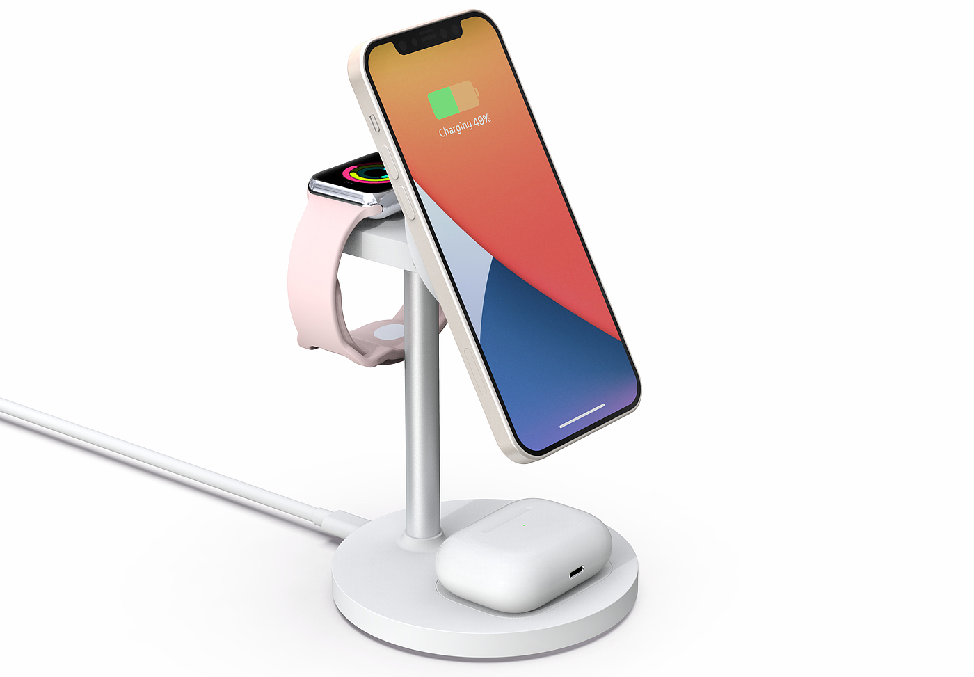 Apple Watch Headset 2-in -1 Wireless Charging，