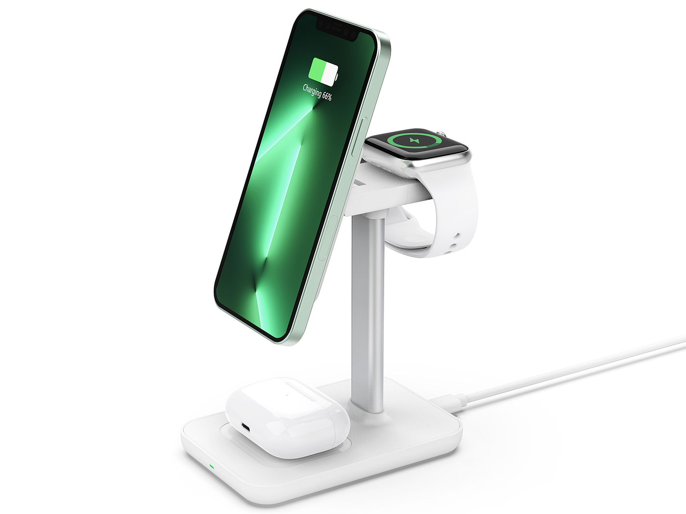 Magnetic suction wireless charging，